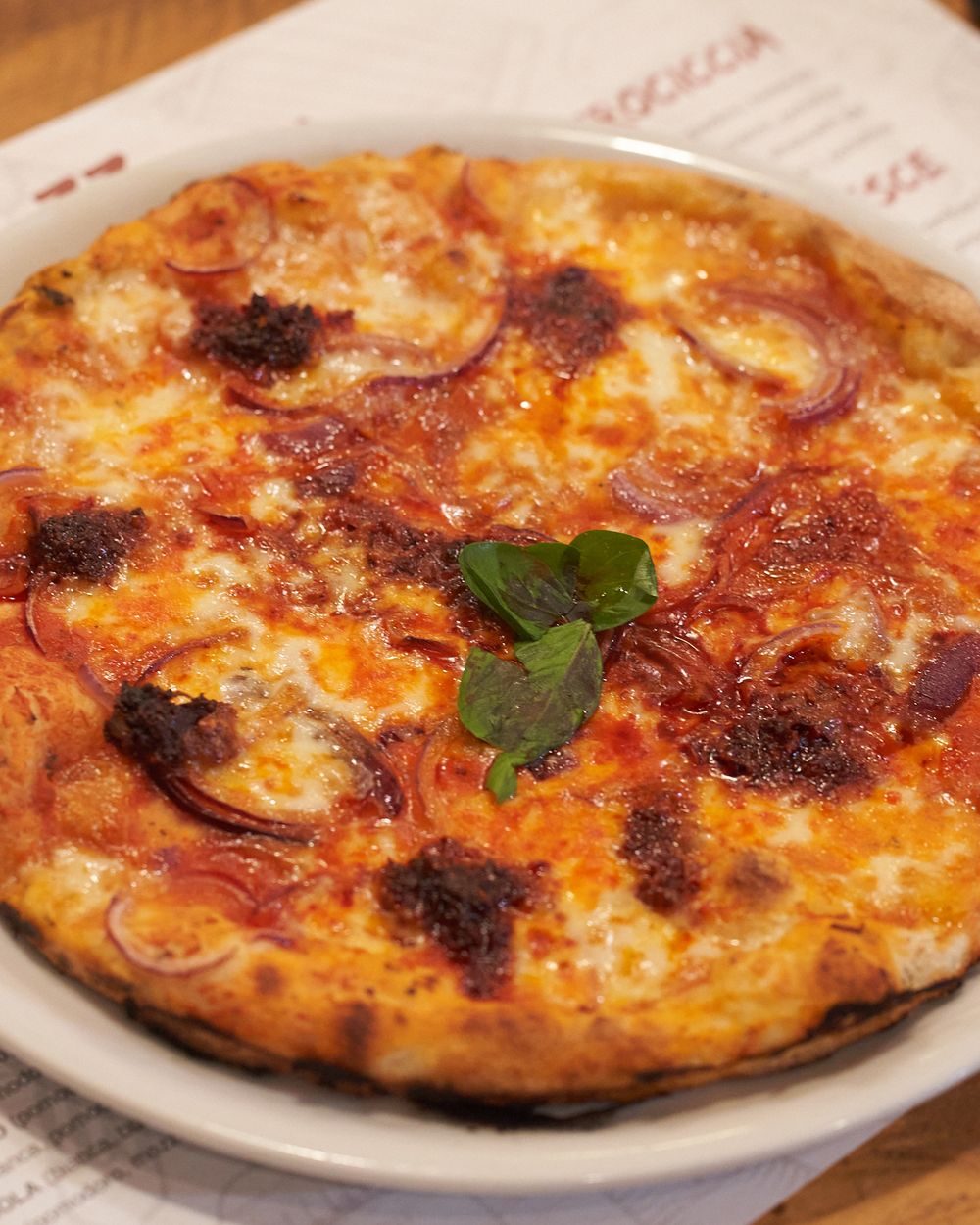 La Cosentina con 'nduja e cipolla
