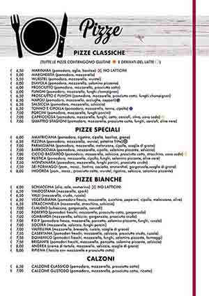Menu Pizzeria Follonica Pagina 5 Piccolo
